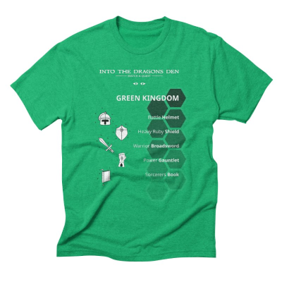 Into The Dragons Den / Green Kingdom Shirt